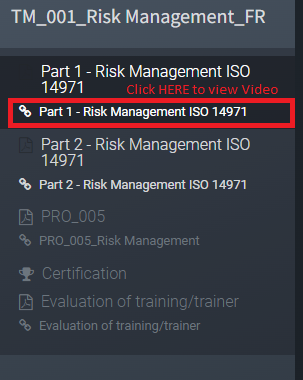 Part 1 - Risk Management ISO 14971